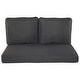preview thumbnail 36 of 163, Haven Way Universal Outdoor Deep Seat Loveseat Cushion Set