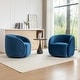 preview thumbnail 101 of 107, SEYNAR Modern Glam Velvet Upholstered 360 Degree Swivel Accent Armchair Set of 2