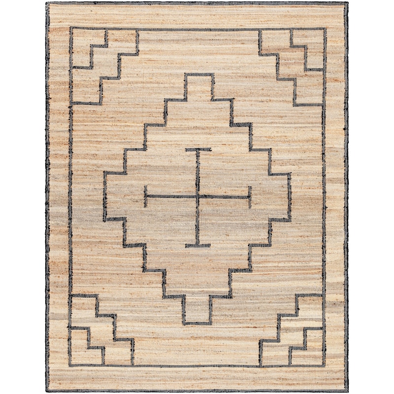 Livabliss Scandinavian Diane Border Area Rug