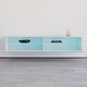preview thumbnail 7 of 16, Strick & Bolton Mikli Modern Wall-mounted Floating TV Stand