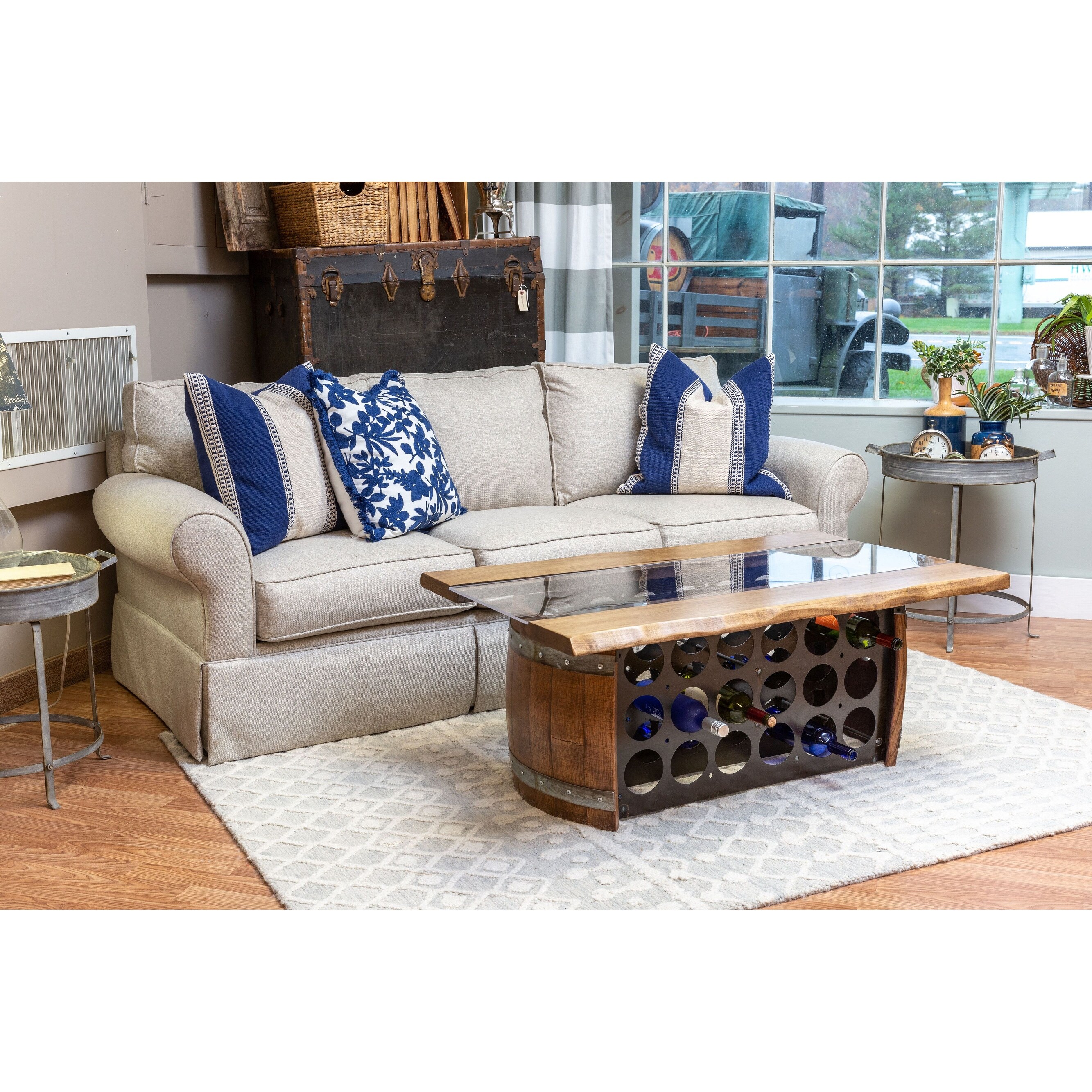 Coffee table with wine storage 2025