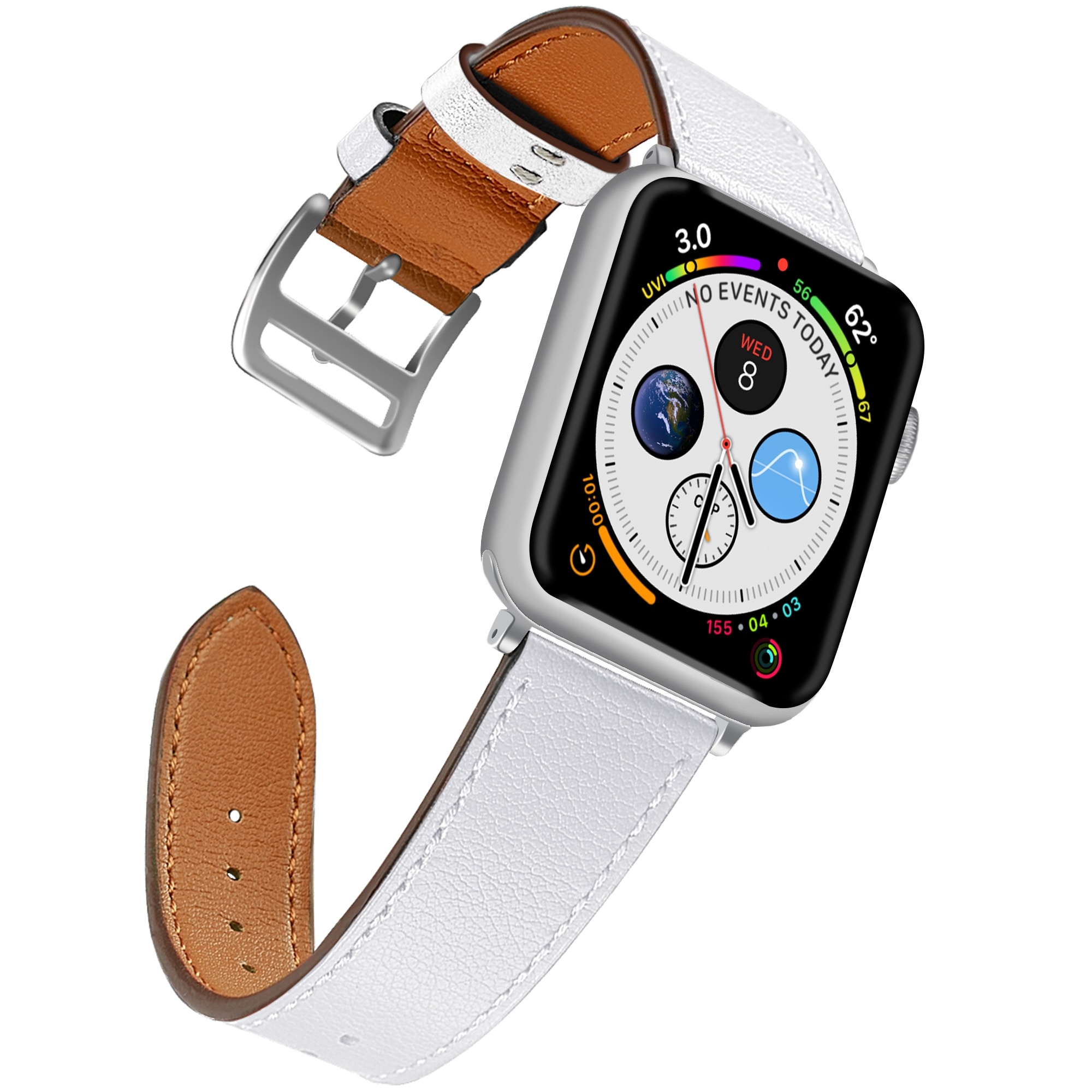 Naztech Leather Band for Apple Watch 42/44mm (LEATHER42-PRNT)