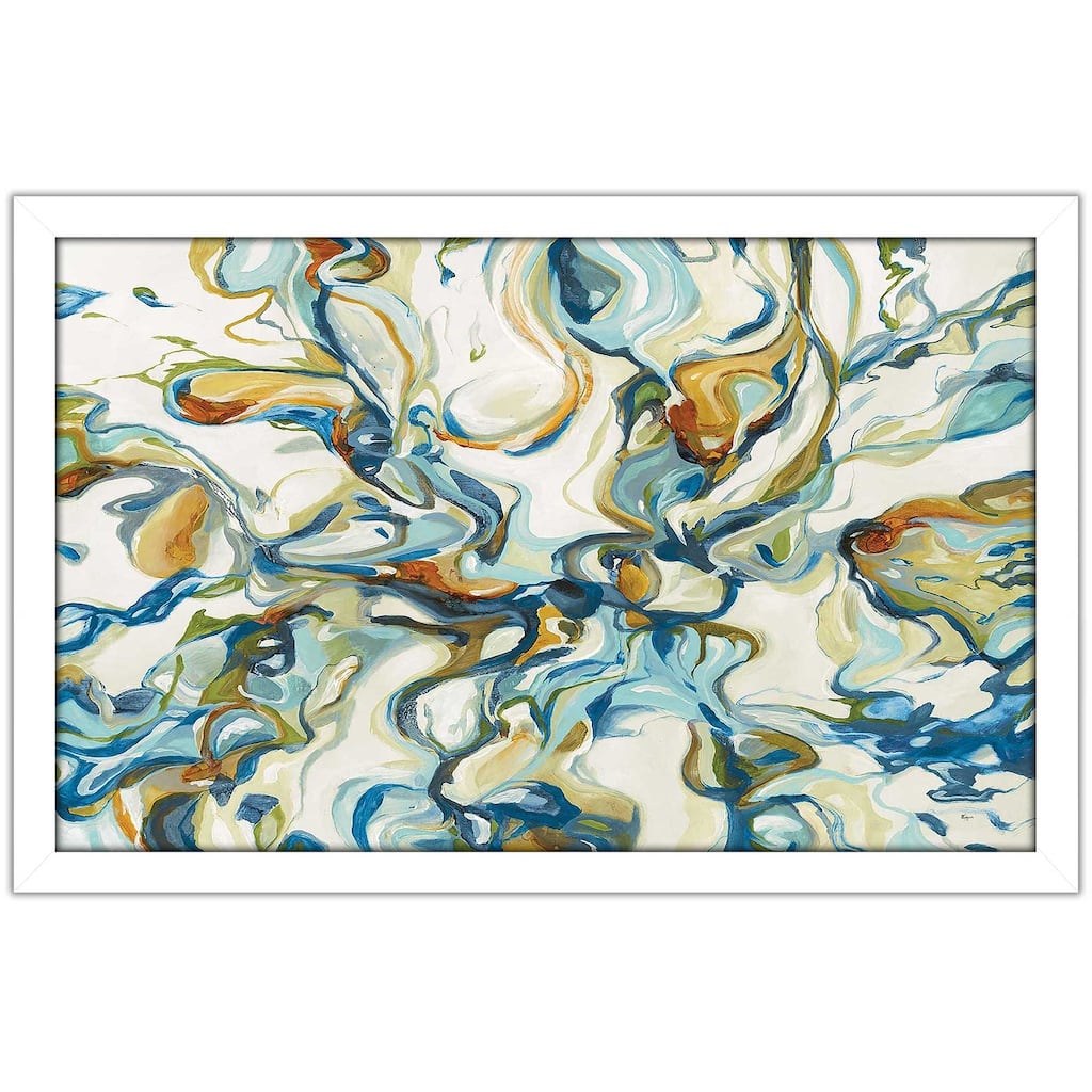 "Flowing Through IV" by Lisa Ridgers Print on Acrylic.