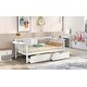 preview thumbnail 14 of 34, Roomfitters Twin Size Daybed with Two Drawers, Wood Slat Support, Practical and Space-Efficient Storage Solution