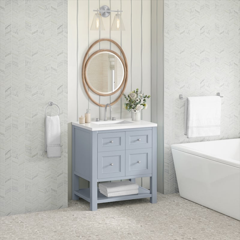 Breckenridge 30" Single Vanity, Serenity Blue - 30