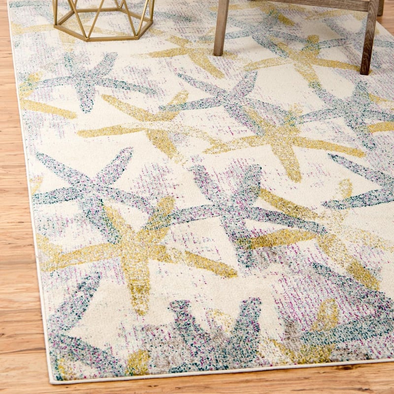 Novelty Cruxoit Collection Area Rug - Beige - 4'x6'