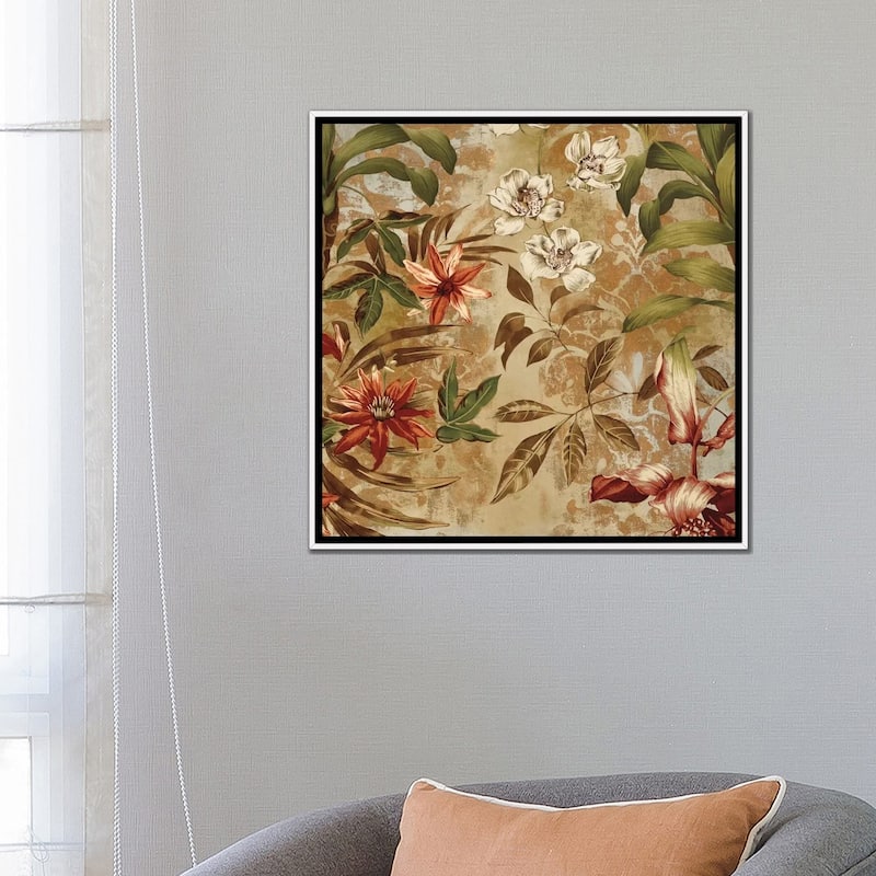 iCanvas "Lush I" by Chris Donovan Framed Canvas Print