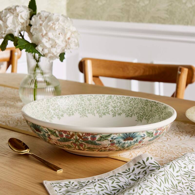 Portmeirion Morris & Co Strawberry Thief Bowl - 20.9 in