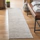 SAFAVIEH Tulum Vetuta Moroccan Boho Chic Area Rug - 2' x 19' Runner - Ivory/Grey