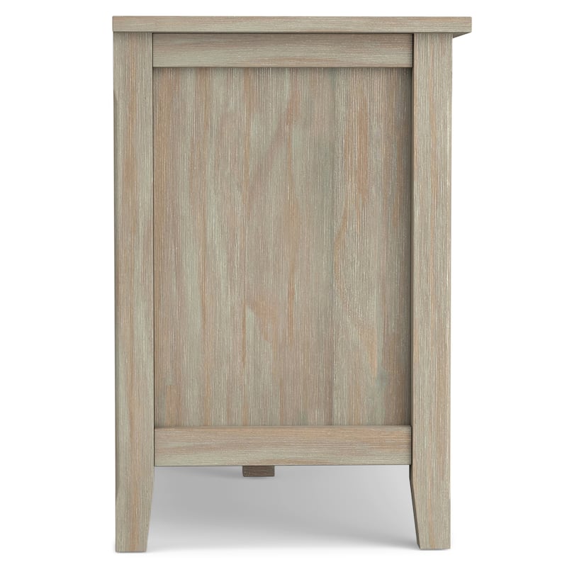 WYNDENHALL Norfolk SOLID WOOD 72 inch Wide TV Media Stand For TVs up to 80 inches - 72'' W x 17.5'' D x 26'' H
