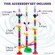 preview thumbnail 3 of 4, Marble Genius Marble Run Pipes & Spheres Accessory Add-on Set - 10 Pieces Total
