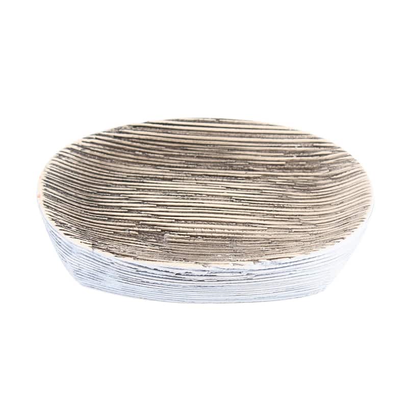 Home Basics 6-Piece Bathroom Accessories Set Ceramics