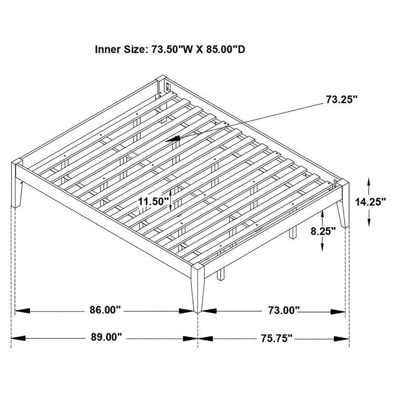 Hounslow Transitional Universal Platform Bed