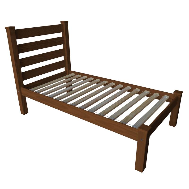 Homestead Unfinished Solid Pine Twin Platform Bed