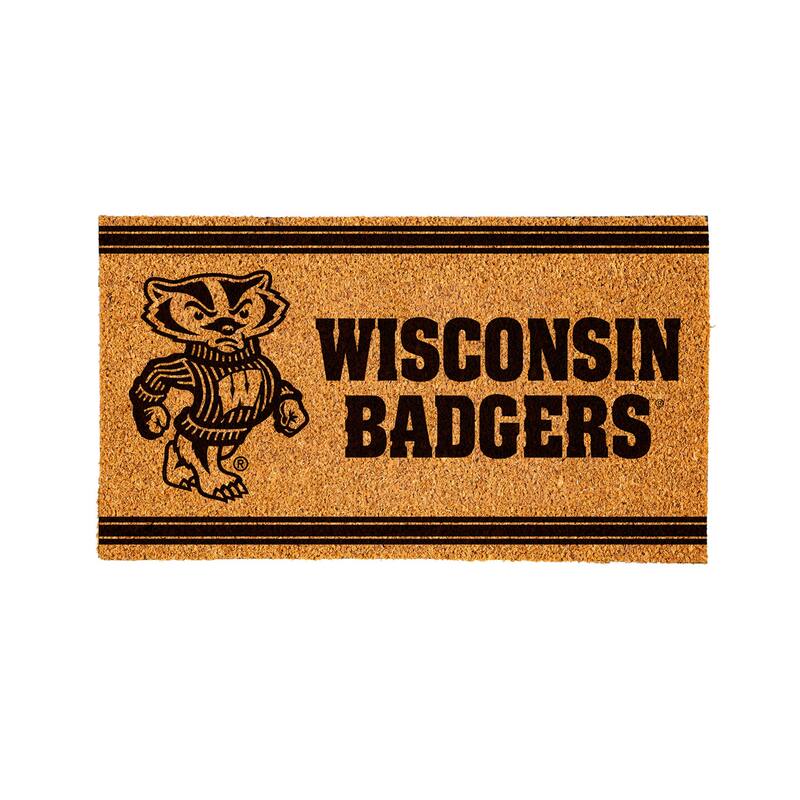 28 in. x 16 in. University of Wisconsin-Madison, Coir Mat