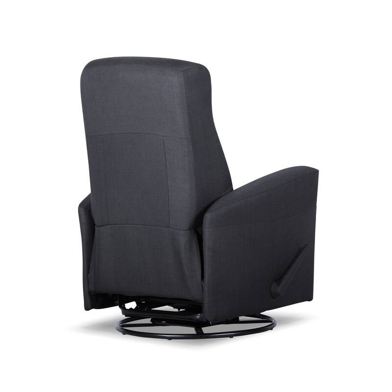 Burren Handle Manual Glider Swivel Recliner (Swiveling 360 Degrees