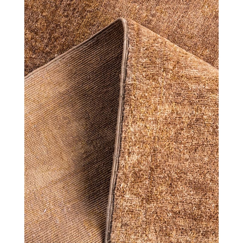 Vibrance One-of-a-Kind Hand-Knotted Area Rug - Beige, 4' 8" x 5' 4" - 4' 8" x 5' 4"