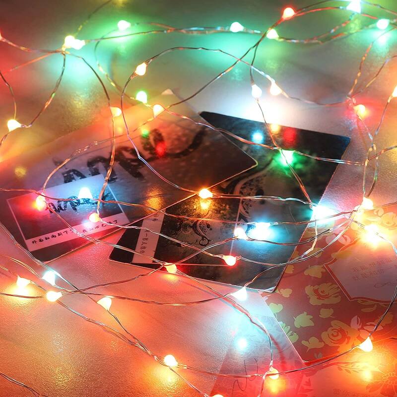 Smart LED Fairy String Lights Work with APP Scene Control 33FT 100LED RGB Color