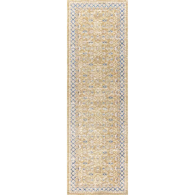JONATHAN Y Xlendi English Country Argyle Area Rug