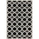 preview thumbnail 146 of 183, SAFAVIEH Handmade Cambridge Trudie Geometric Wool Rug 5' x 8' - Black/Ivory - Rectangle