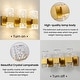 preview thumbnail 42 of 46, Modern Crystal Vanity Light Bathroom Light Fixtures Over Mirror LED Suitable for Bathroom Mirror