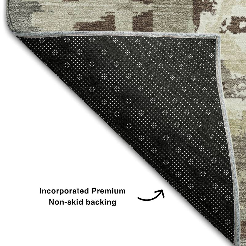 Premium Washable Super Soft Contemporary Casual Mayfield Rug
