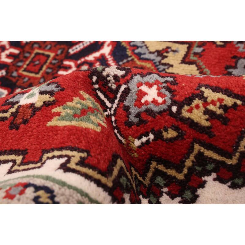 ECARPETGALLERY Hand-knotted Serapi Heritage Red Wool Rug - 3'11 x 5'11