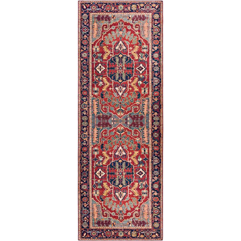 Livabliss Shaelyn Oriental Medallion Printed Area Rug