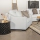 preview thumbnail 2 of 18, Ashlyn Upholstered Sloped Arm Accent Chair White