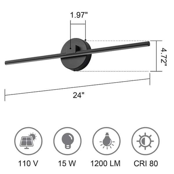 Modern Dimmable LED Picture Light Art Lights for Wall - W24"