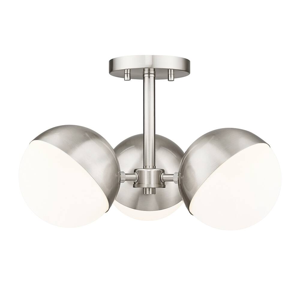 Z-Lite 7517-3SF Realm Sphere 3 Light 18" Wide Semi-flush Ceiling