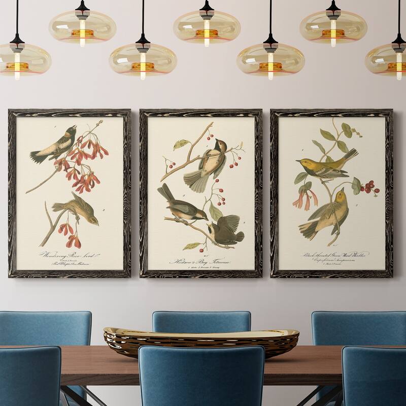Wandering Rice Bird-Premium Framed Canvas - Ready to Hang - Multi-Color