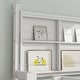 preview thumbnail 12 of 14, Twin Size House Loft Bed with Guardrails, Semi-enclosed Roof, Bedside Shelves and Ladder