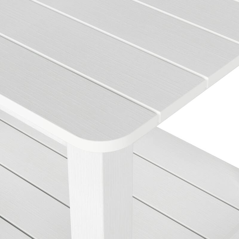 Vineyard HIPS Eco-Friendly Outdoor Modern Square All Weather Side Table