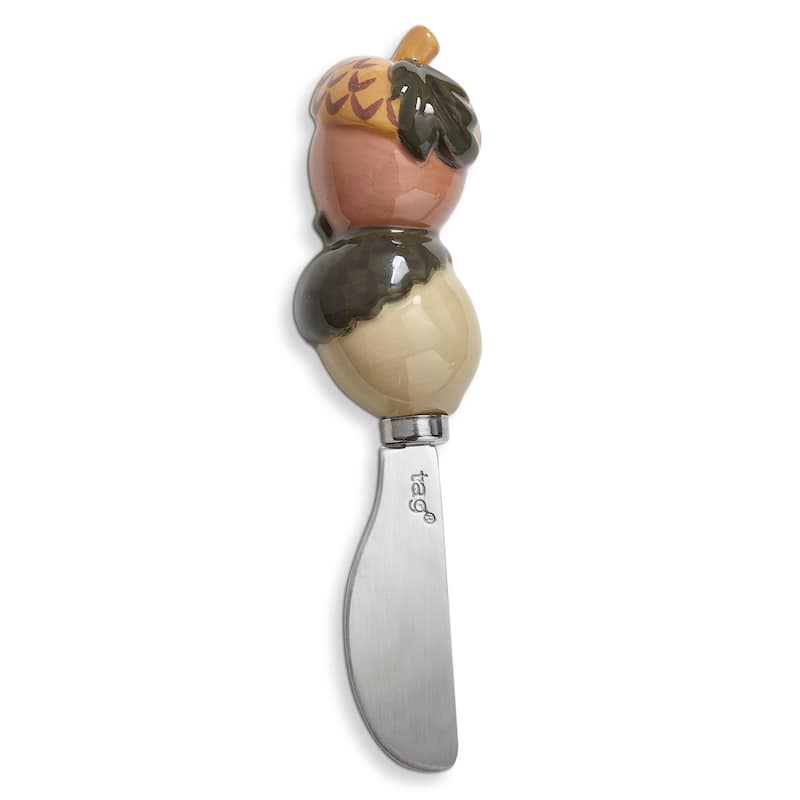 Acorn Shaped Cheese Spreader Earthenware, Cheese Boards, Charcuterie Boards