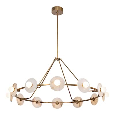 Alora Lighting CH346046 Dahlia 47" Wide LED Ring Chandelier