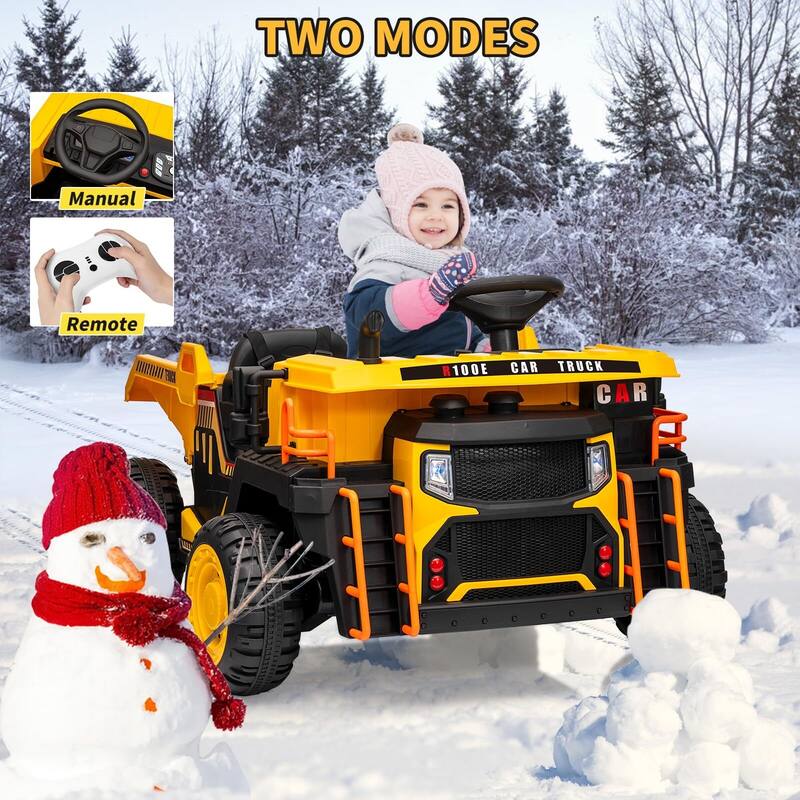 24V 2 Seater Kids Ride On Dump Truck with R/C