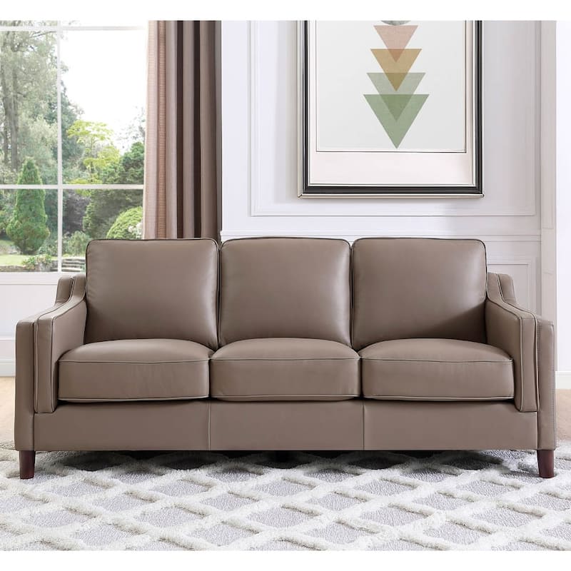Hydeline Bella 3-piece Top Grain Leather Sofa, Loveseat, and Chair Set