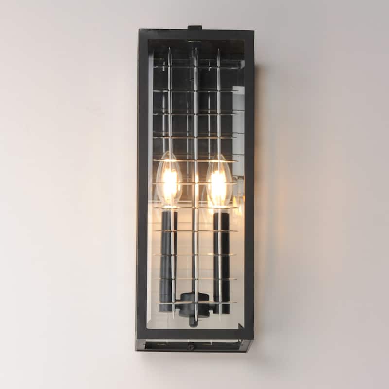Maxim 30693CL Magnus 2 Light 17" Tall Outdoor Wall Sconce