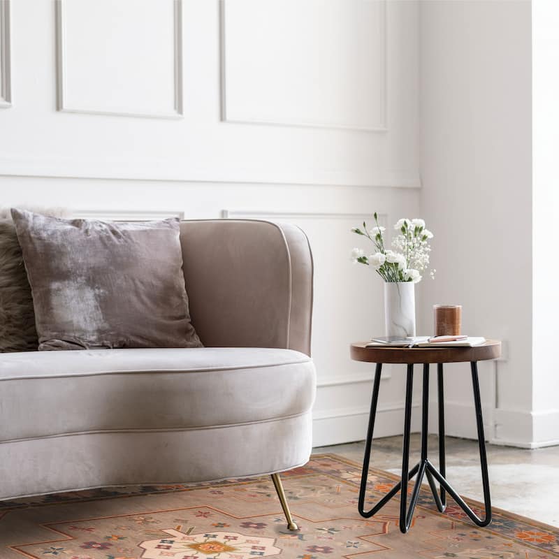 ECARPETGALLERY Hand-knotted Modern Oushak Grey Wool Rug - 9'11 x 13'10