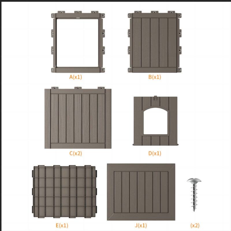 Waterproof Resin Cat House