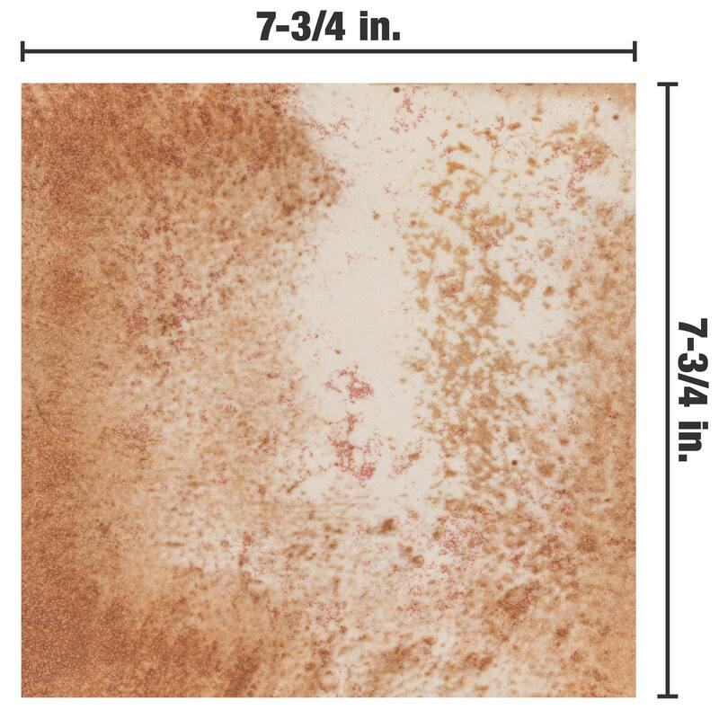 Merola Tile True 7-3/4" x 7-3/4" Ceramic Floor and Wall Tile