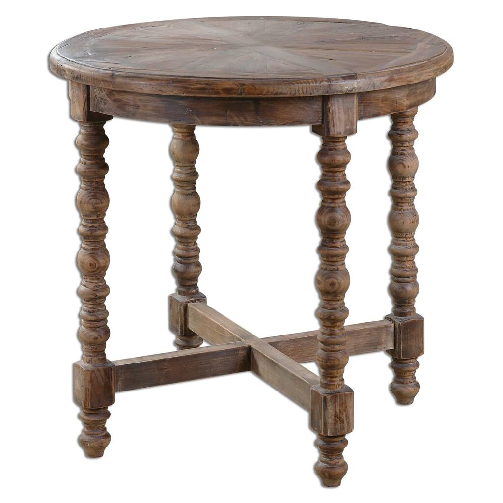 Uttermost Samuelle 26"W Reclaimed Fir Accent Table