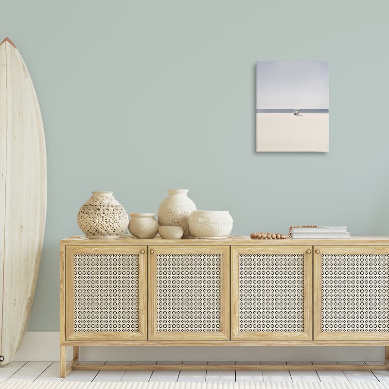 Stupell Distant California Beach Hut Canvas Wall Art Design By Gemma Bardot