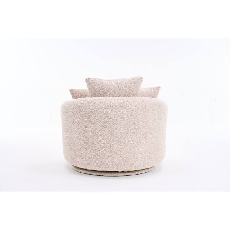 Single Seat Full Sponge Compression Swivel Chair Single Sofa