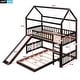 preview thumbnail 32 of 38, Bunk Bed with Slide, House Bed with Slide