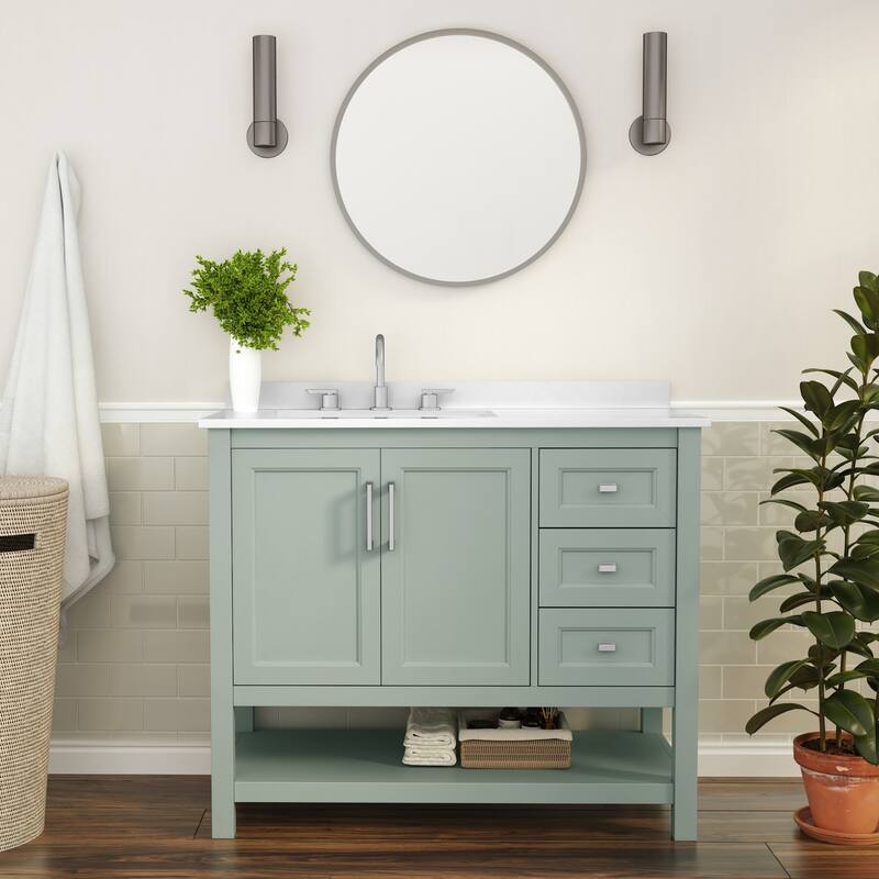 James Allan FFIR85187 42" Free Standing Single Basin Vanity Set with