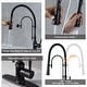 preview thumbnail 20 of 87, WOWOW Single Handle Gooseneck Pull Down Sprayer Kitchen Faucet