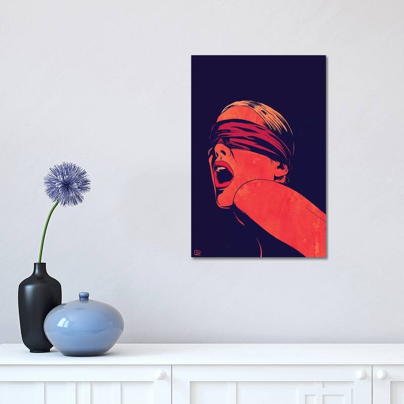 iCanvas "Blindfolded" by Giuseppe Cristiano Canvas Print - 18x12x1.5