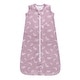 preview thumbnail 1 of 0, 100% Organic Cotton 0.5tog Sleep Sack - Feather Mauve 0-12 Months